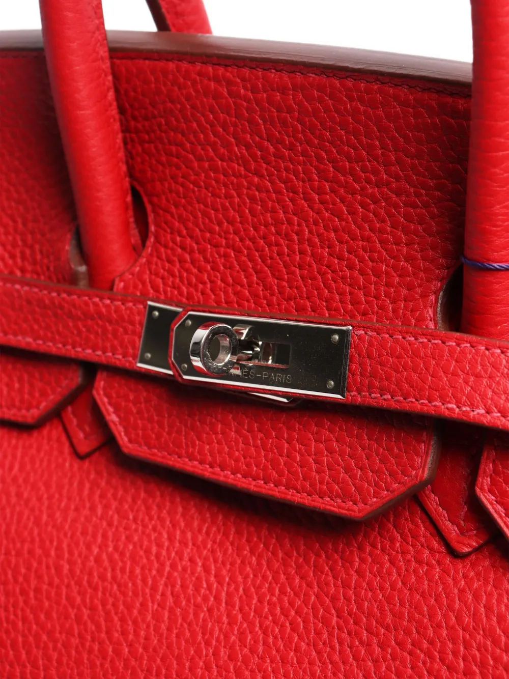 Pre-owned Hermes 2012 Birkin 35 Leather Tote Bag In Red