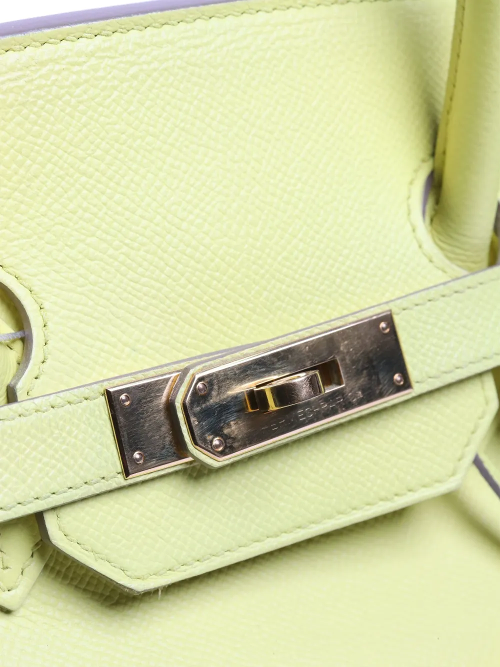 HERMES Pre-owned Birkin 35 Leather Tote Bag In Yellow