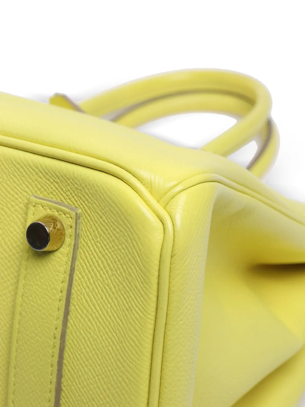 HERMES Pre-owned Birkin 35 Leather Tote Bag In Yellow