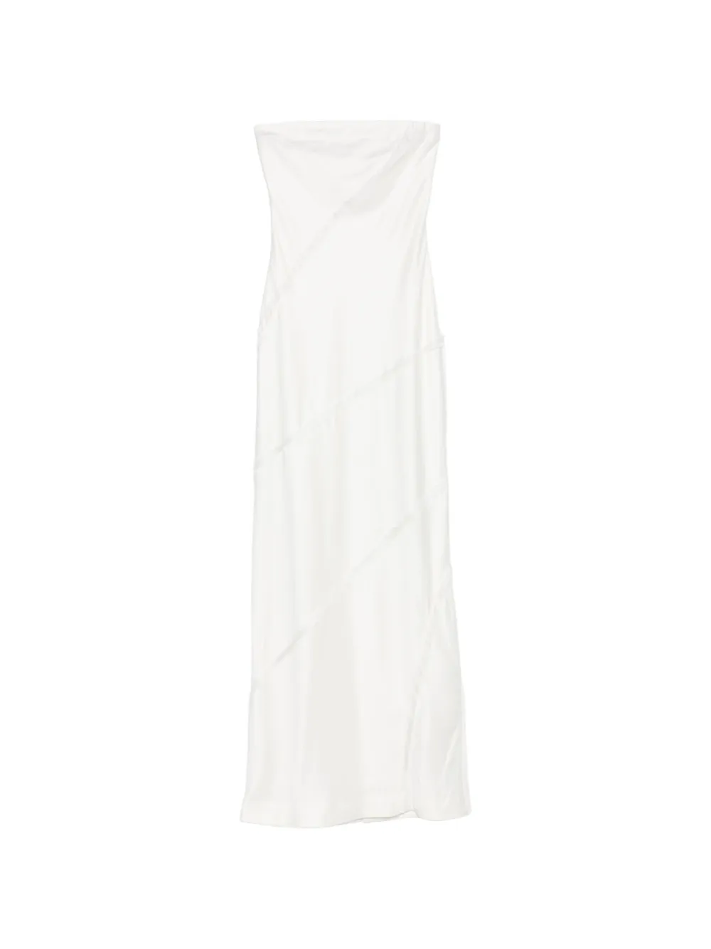 ENTIRE STUDIOS ribbon bandeau dress - Bianco