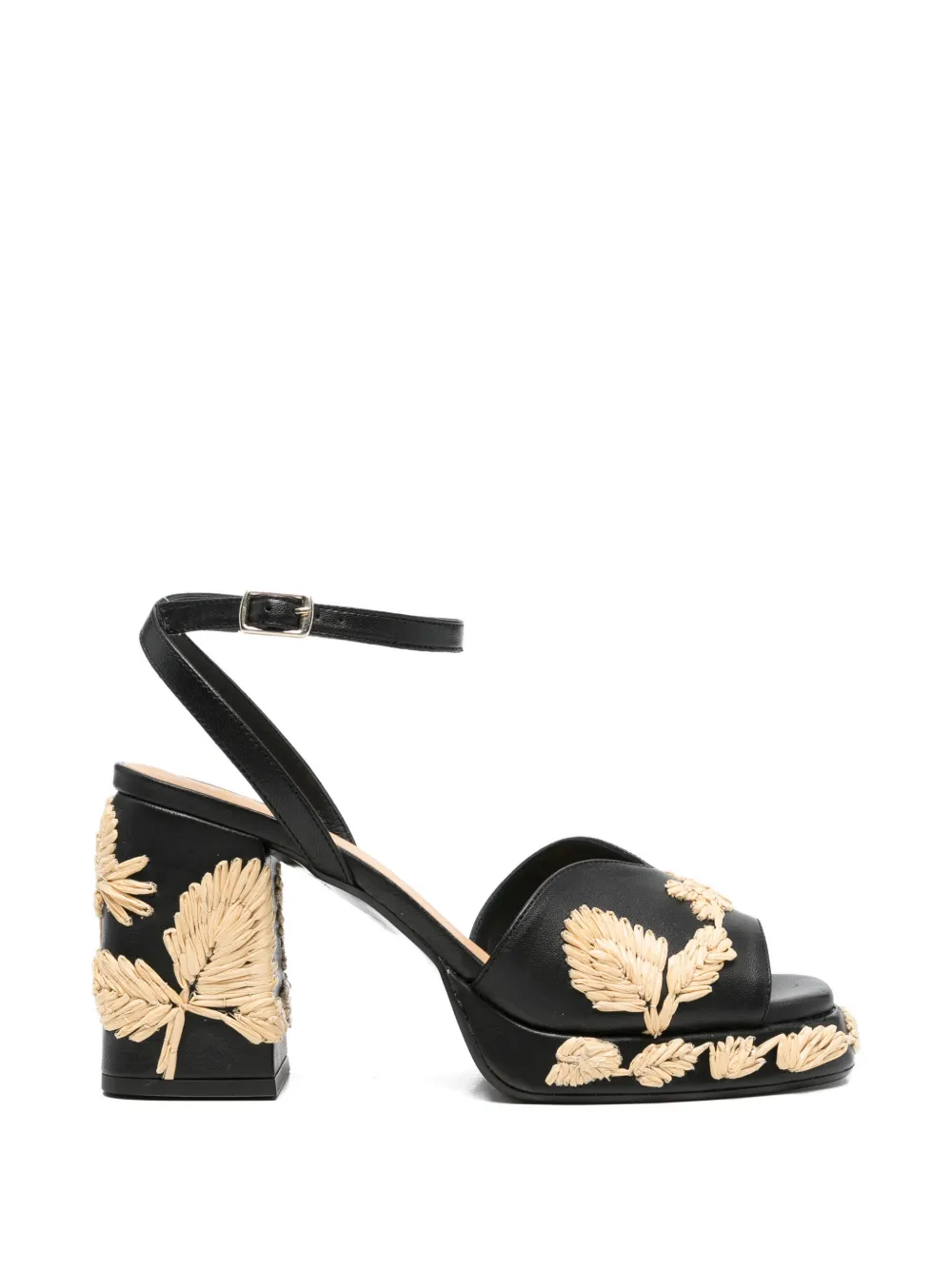 Castañer Vasilia leather sandals - Nero