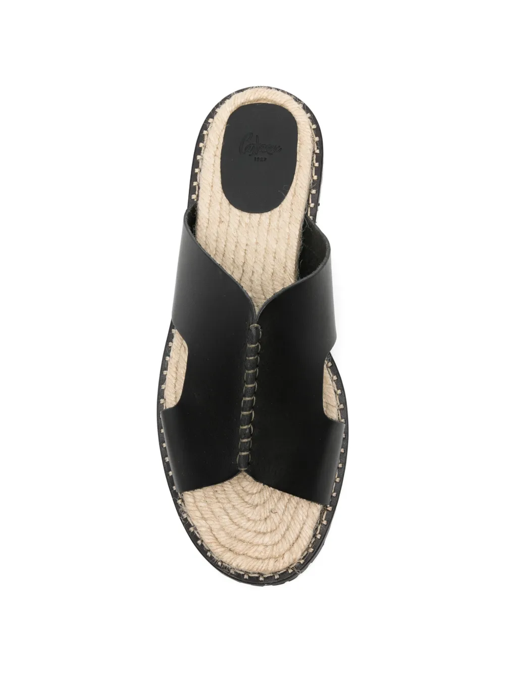 Castañer Piti leren sandalen Zwart