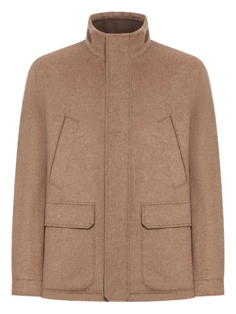 Zegna high-neck coat
