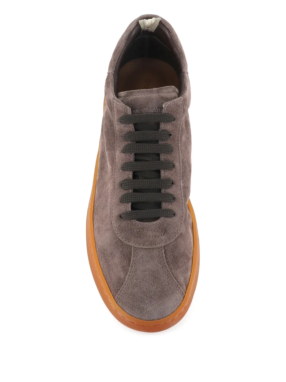 Officine Creative suede lace-up sneakers Bruin