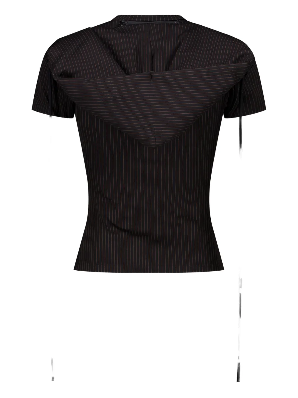 Ottolinger Detachable-hoodie T-shirt In Black