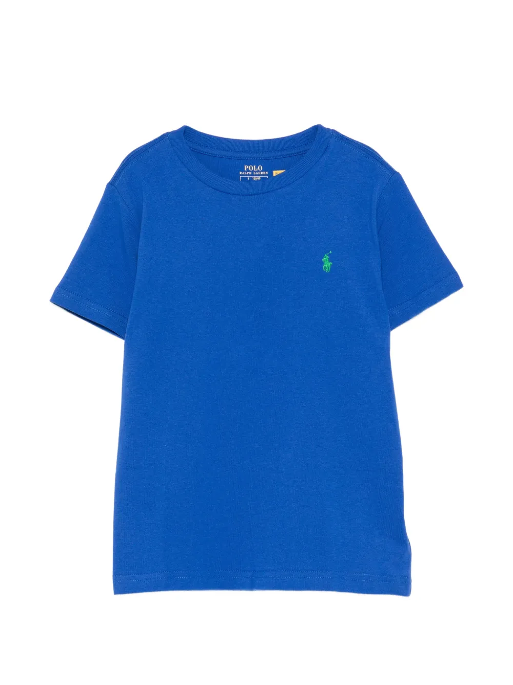POLO RALPH LAUREN KIDS crewneck logo T-shirt - Blu