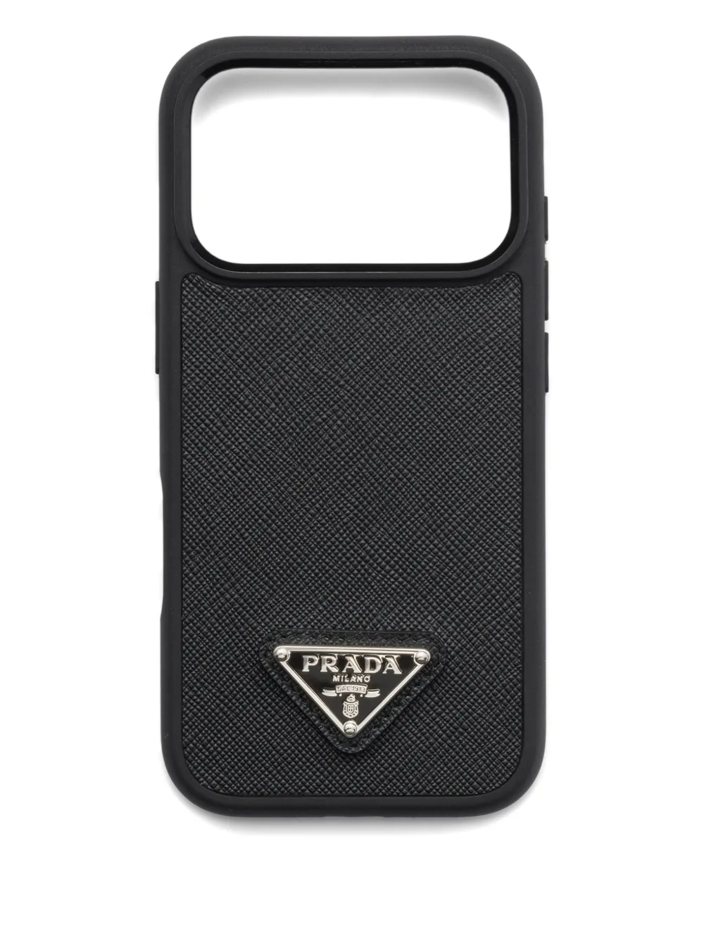 Prada leather iPhone 17 Pro case | Black | Image 1