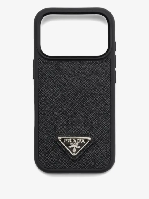 Prada leather iPhone 17 Pro case