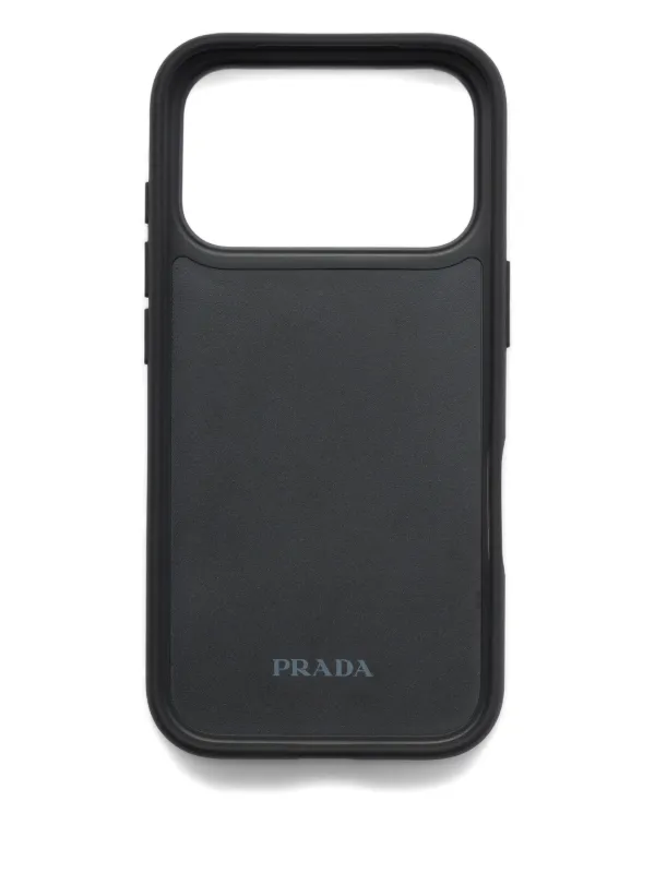 Prada レザー iPhone 17 Pro ケース | ブラック | FARFETCH JP