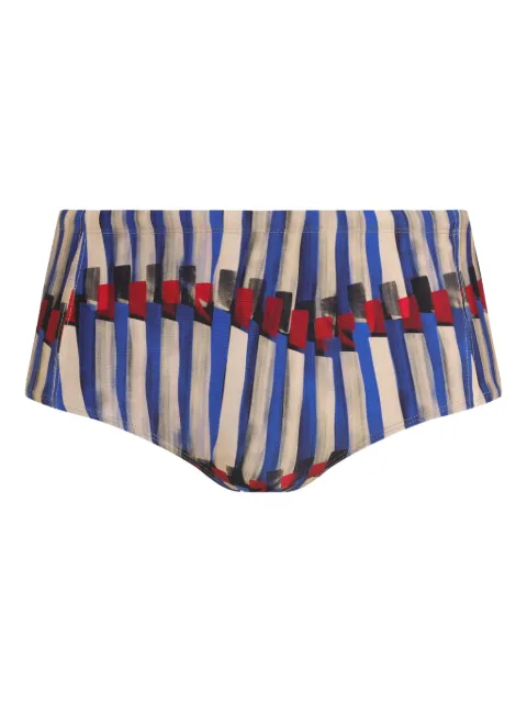 Lygia & Nanny striped printed swimming trunks