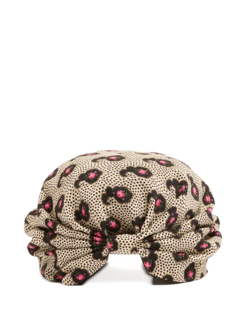 Valentino Garavani printed silk turban