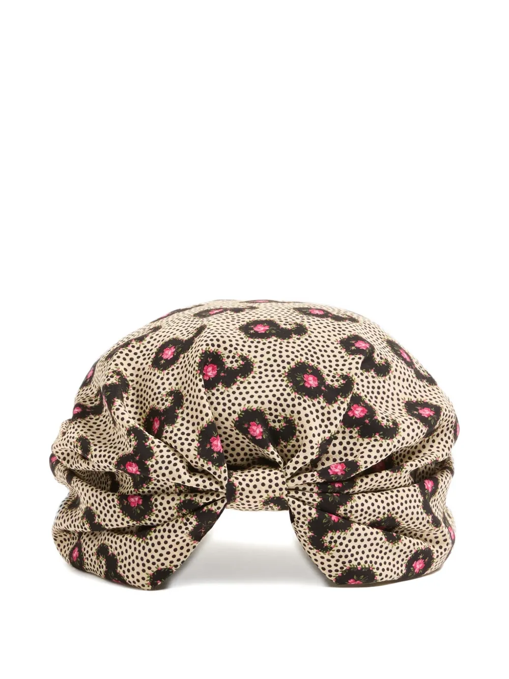 Valentino Garavani Zijden hoed met print Beige