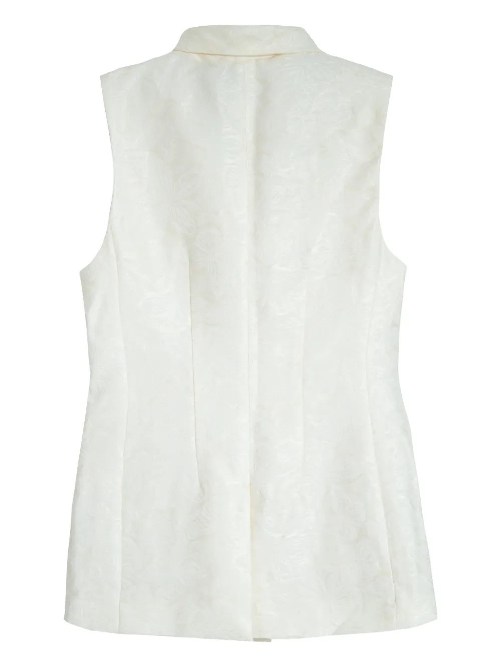 Isolda Encantos Flap-pockets Waiscoat In White