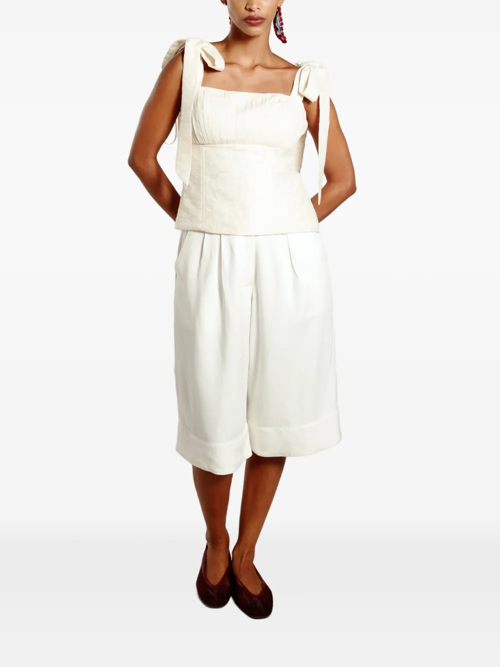 Isolda Âncora tie-strap top | Blouses | Image 2