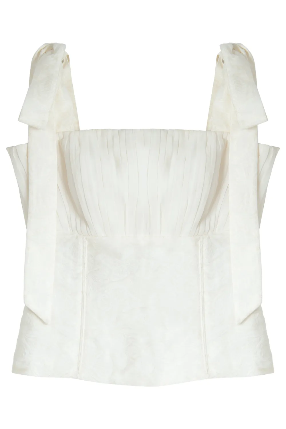 Isolda Âncora tie-strap top | White | Image 1