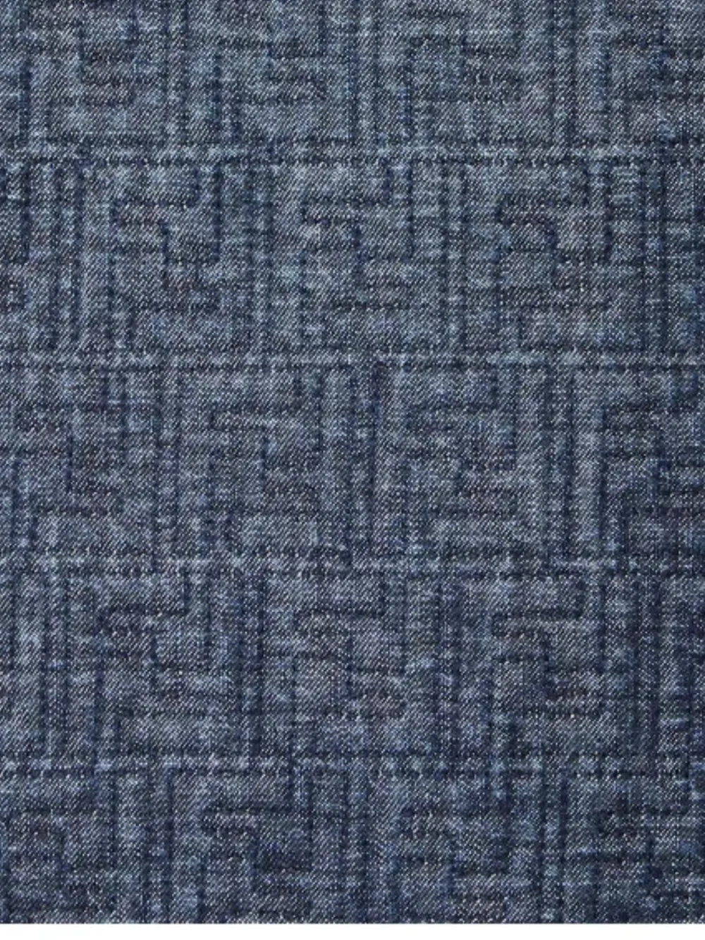 FENDI Cropped jack met logopatroon Blauw