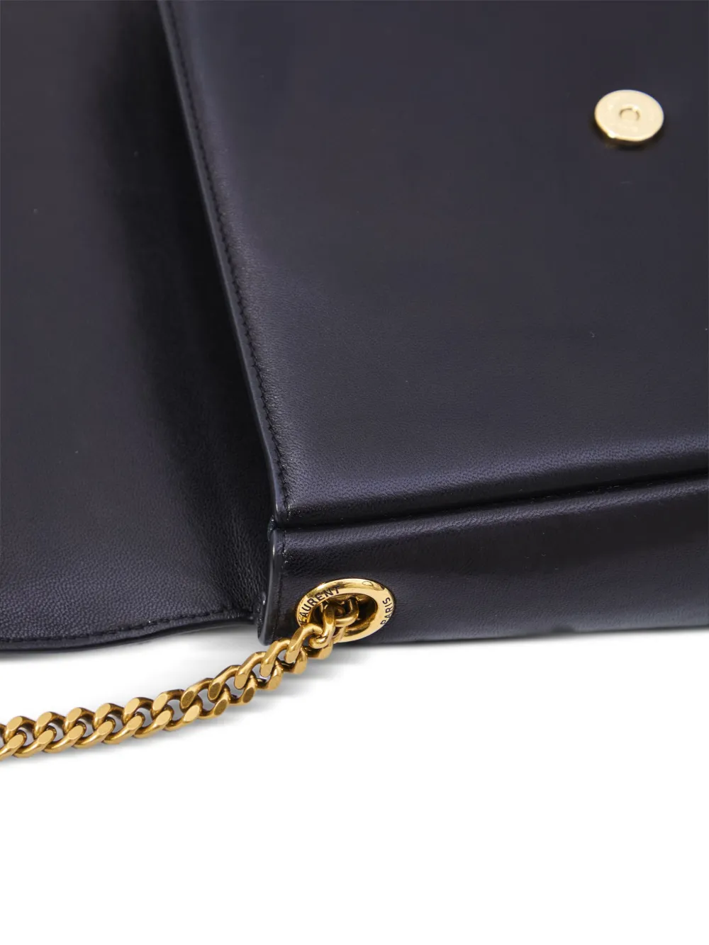 Saint Laurent Kate leren crossbodytas Zwart