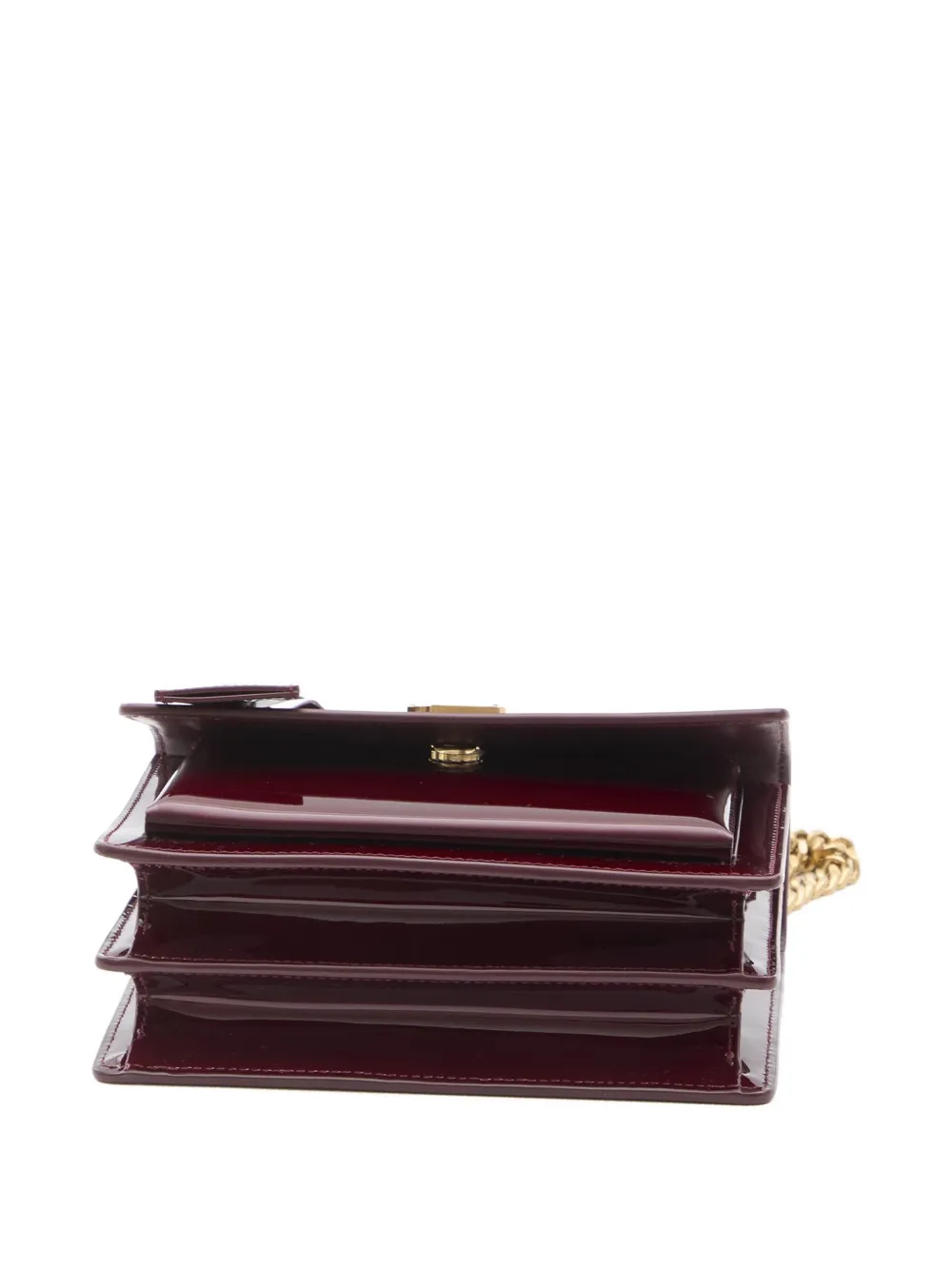 Saint Laurent Sunset kleine crossbodytas Rood