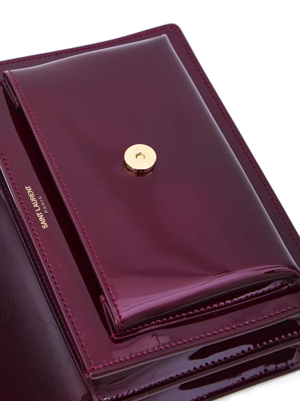 Saint Laurent Sunset kleine crossbodytas Rood