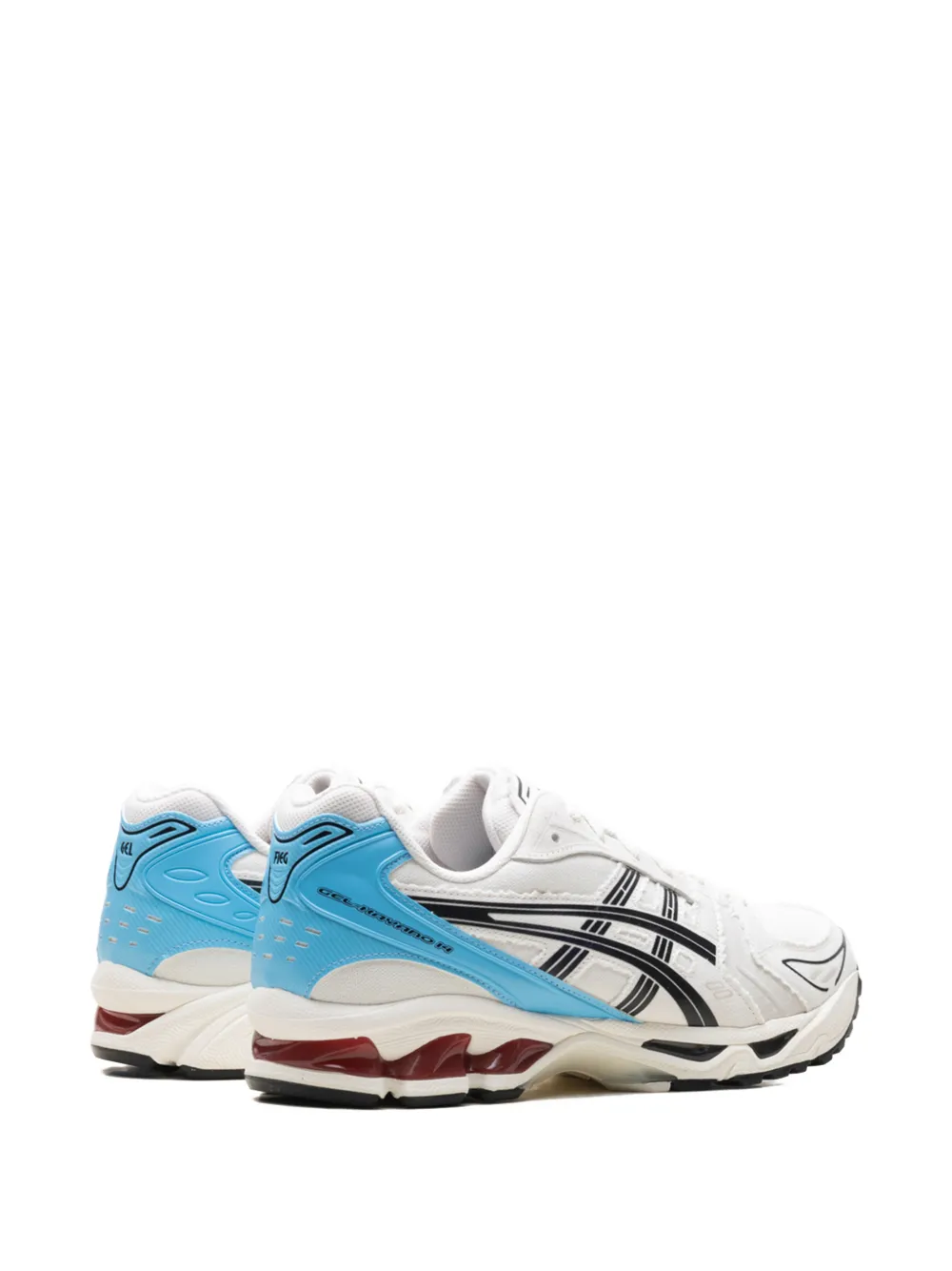 ASICS x KITH Gel-Kayano 14 gestreepte sneakers Wit
