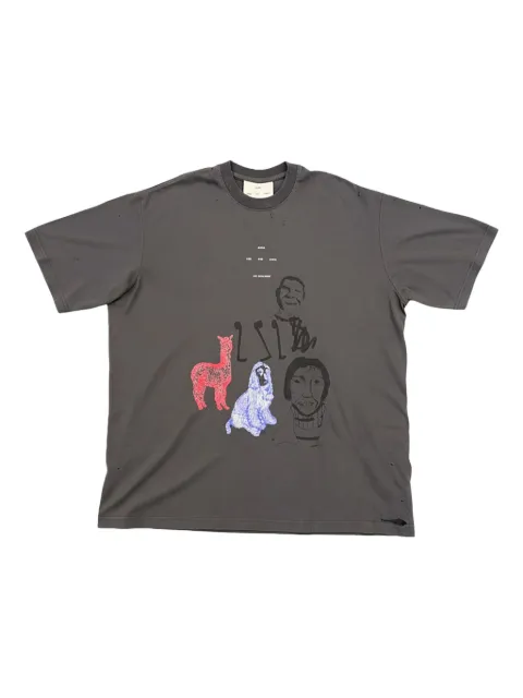 Song For The Mute sketchbook-print T-shirt