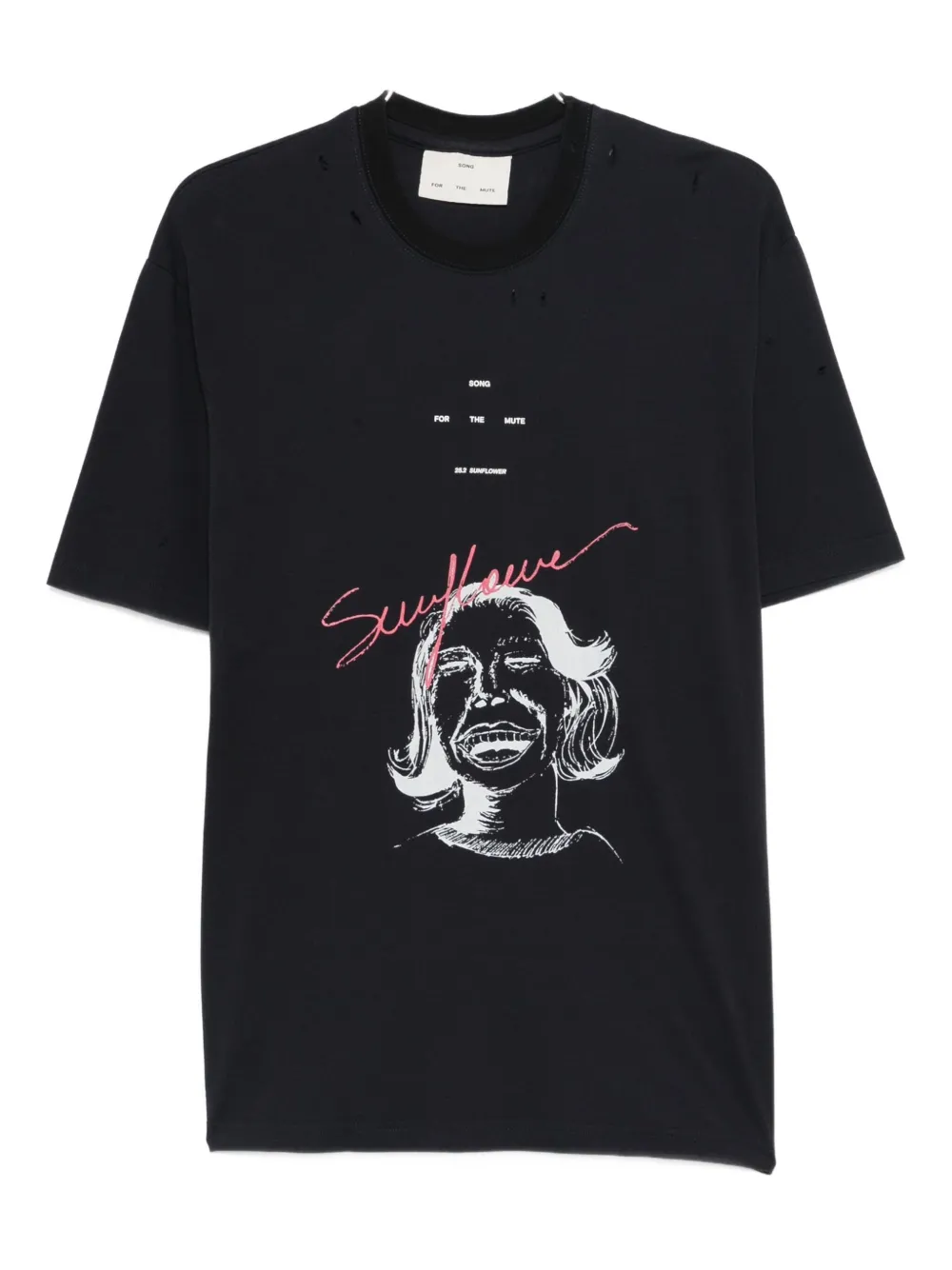 Song For The Mute playera estilo playera Sunflower | azul | Image 1