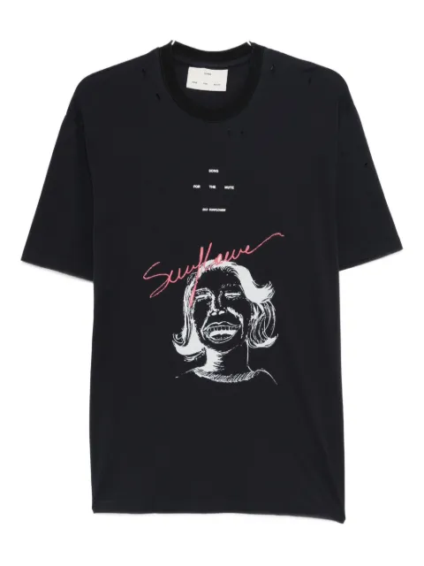 Song For The Mute sunflower oversized tee T-Shirt