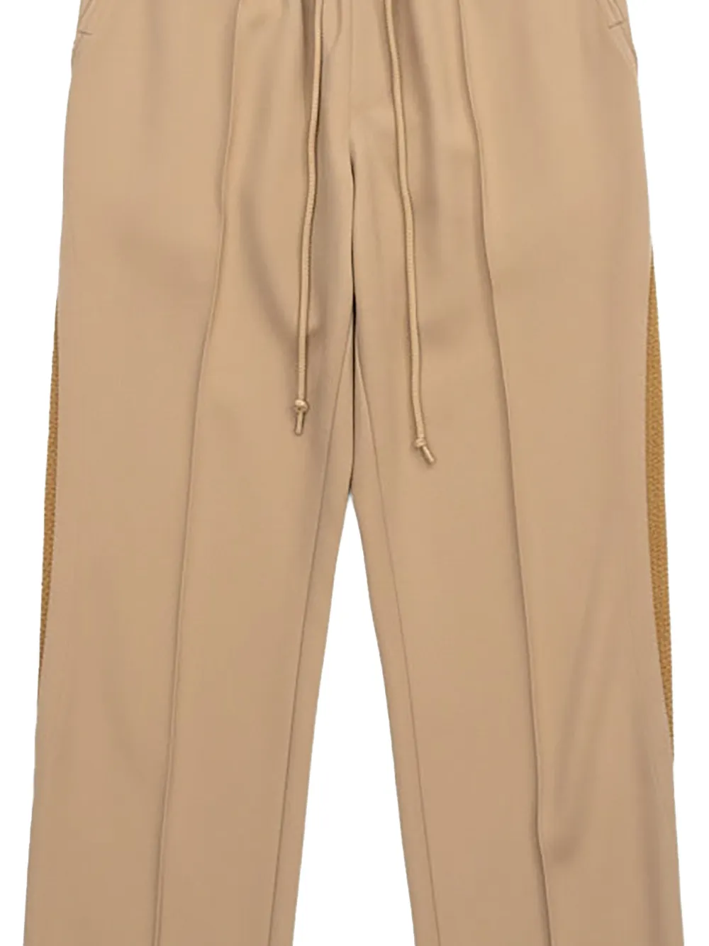 Song For The Mute Teardrop rear welt pocket track pants - Beige
