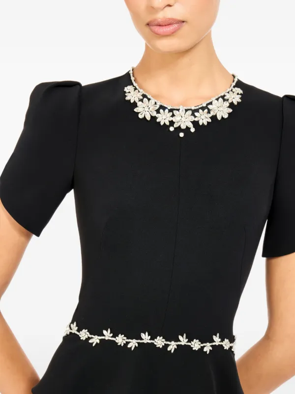 little black dress with beige shoes Jules main image 0