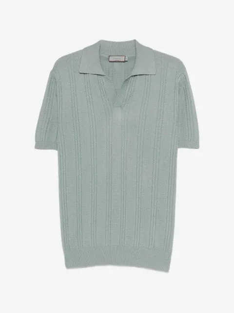 Canali T-shirt med polokrave