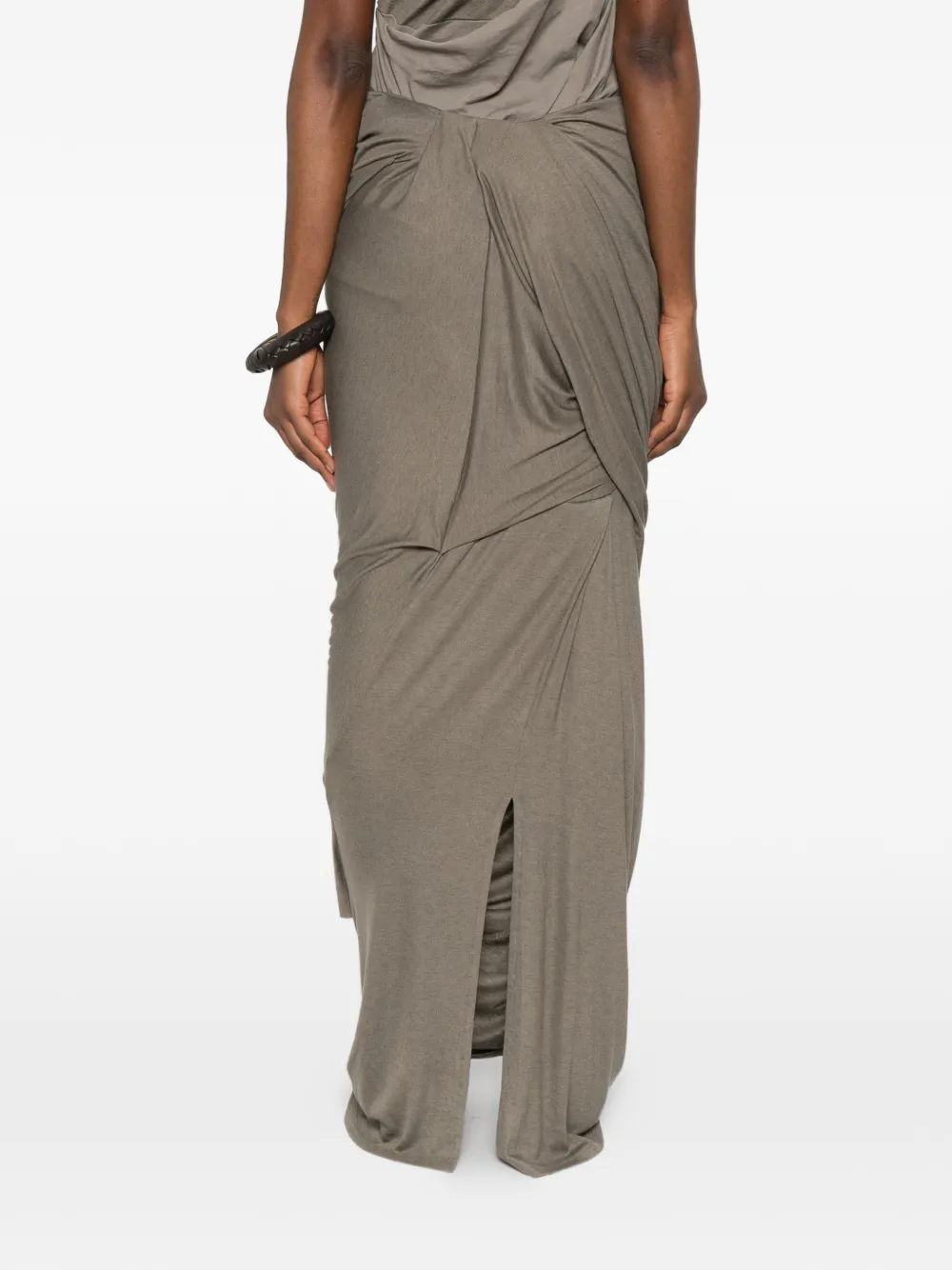 ENTIRE STUDIOS Dia gedrapeerde maxi-rok Beige