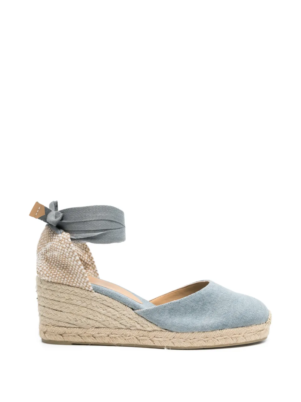 Castañer Carina tie-ankle canvas espadrilles - Blu