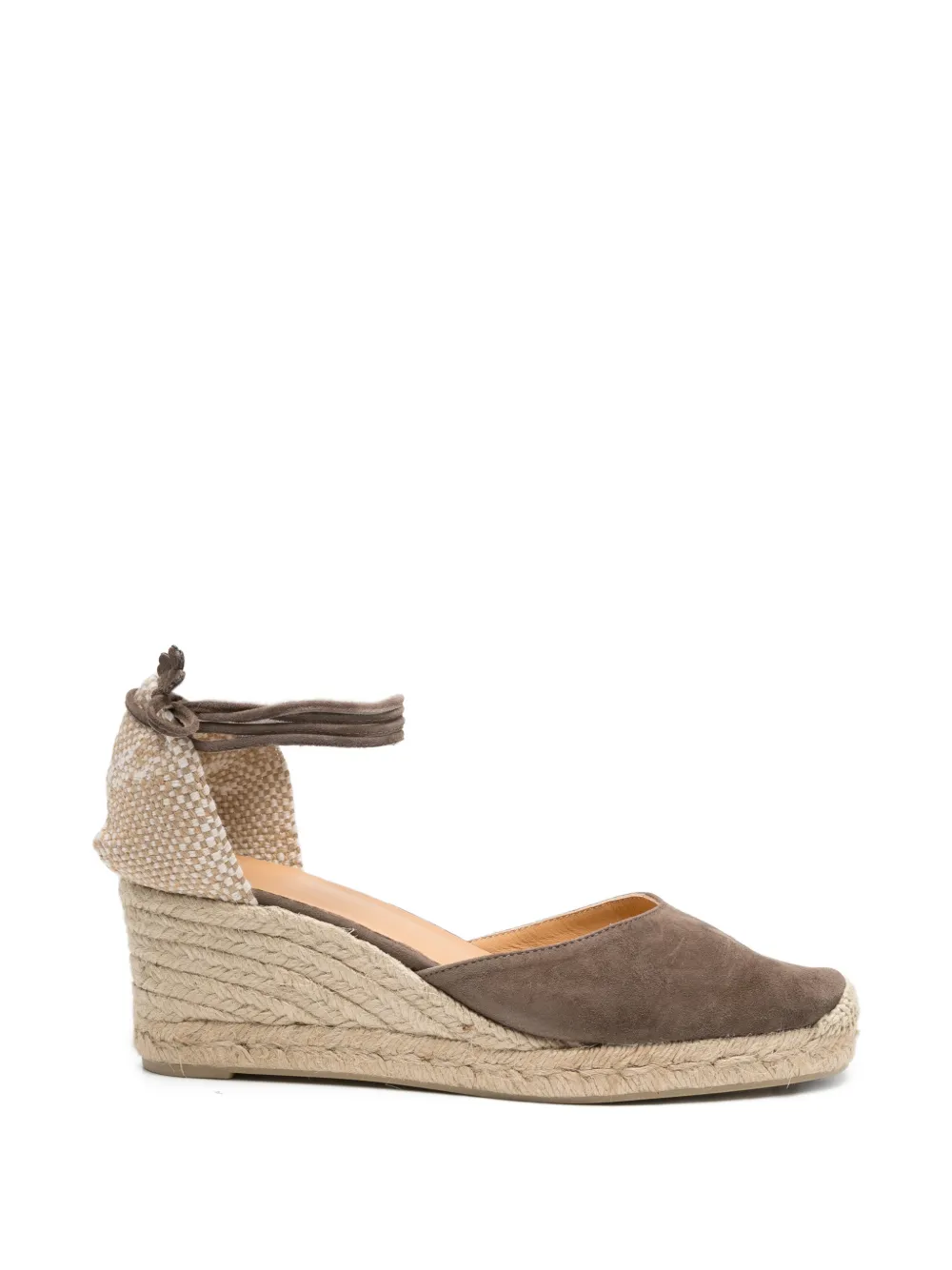 Castañer Carina tie-fastening espadrilles - Marrone