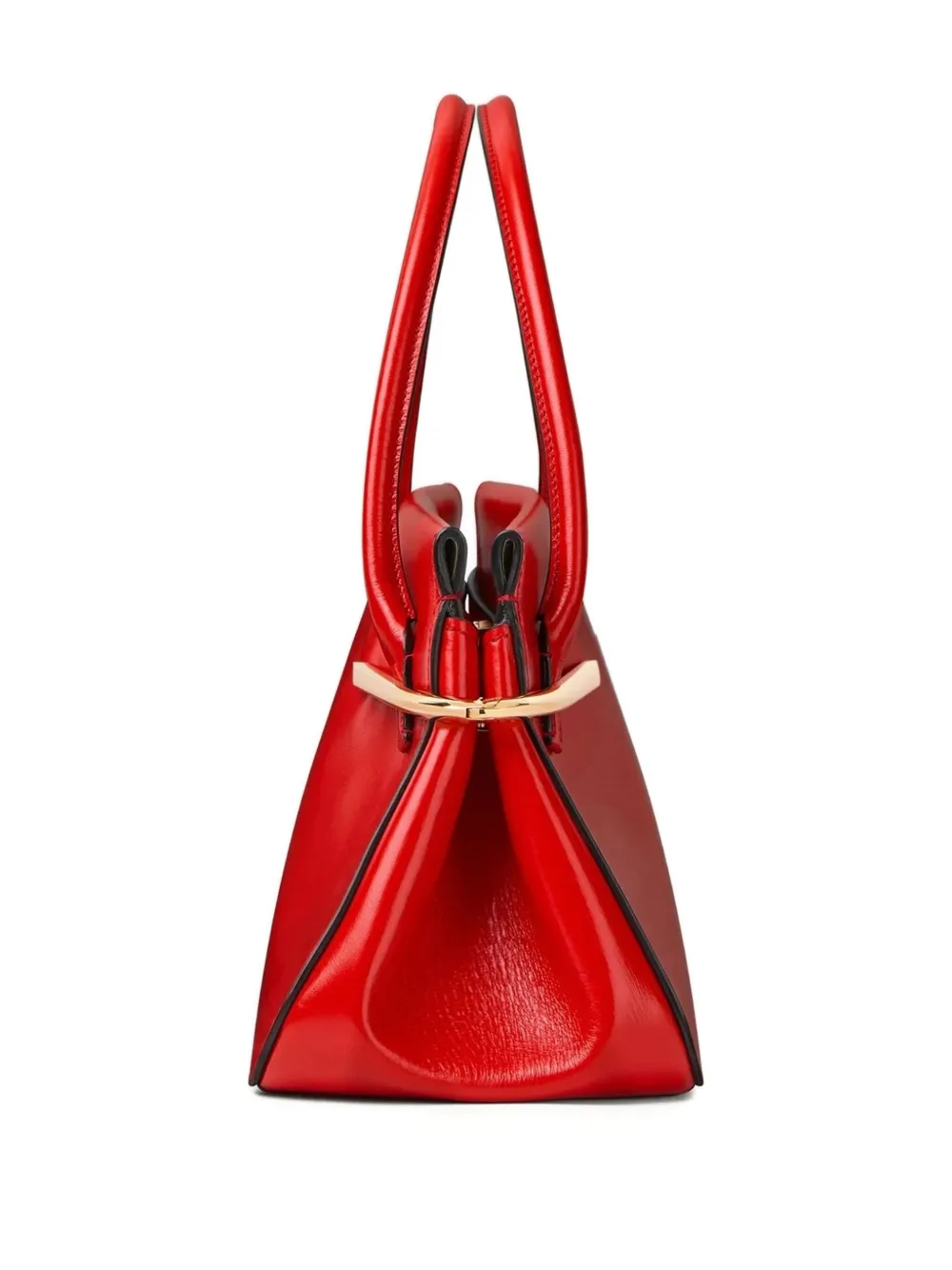 Givenchy Medium Pinch Bag In Leather In Red