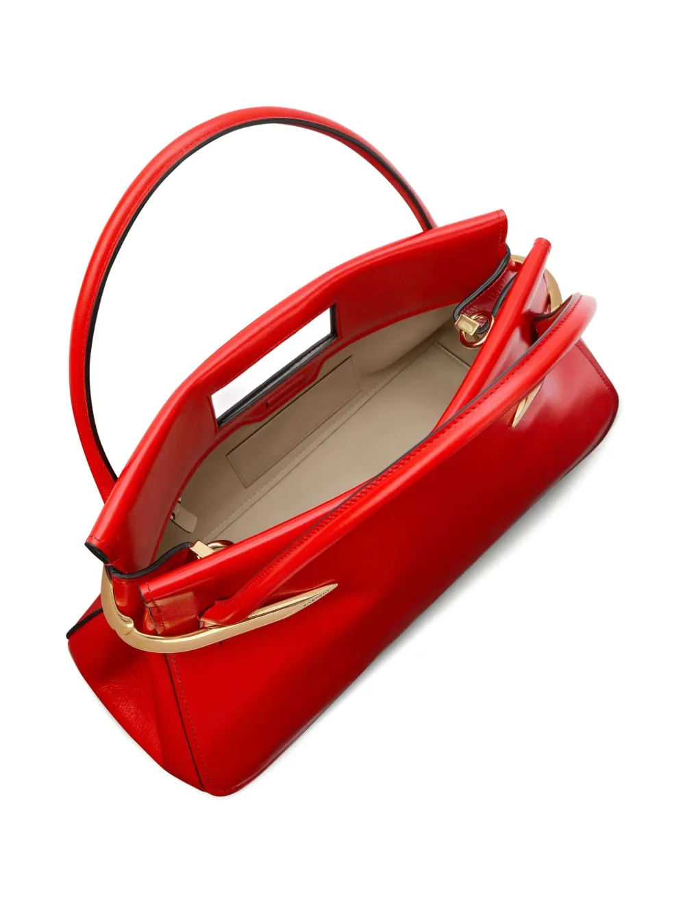 Givenchy Medium Pinch Bag In Leather In Red