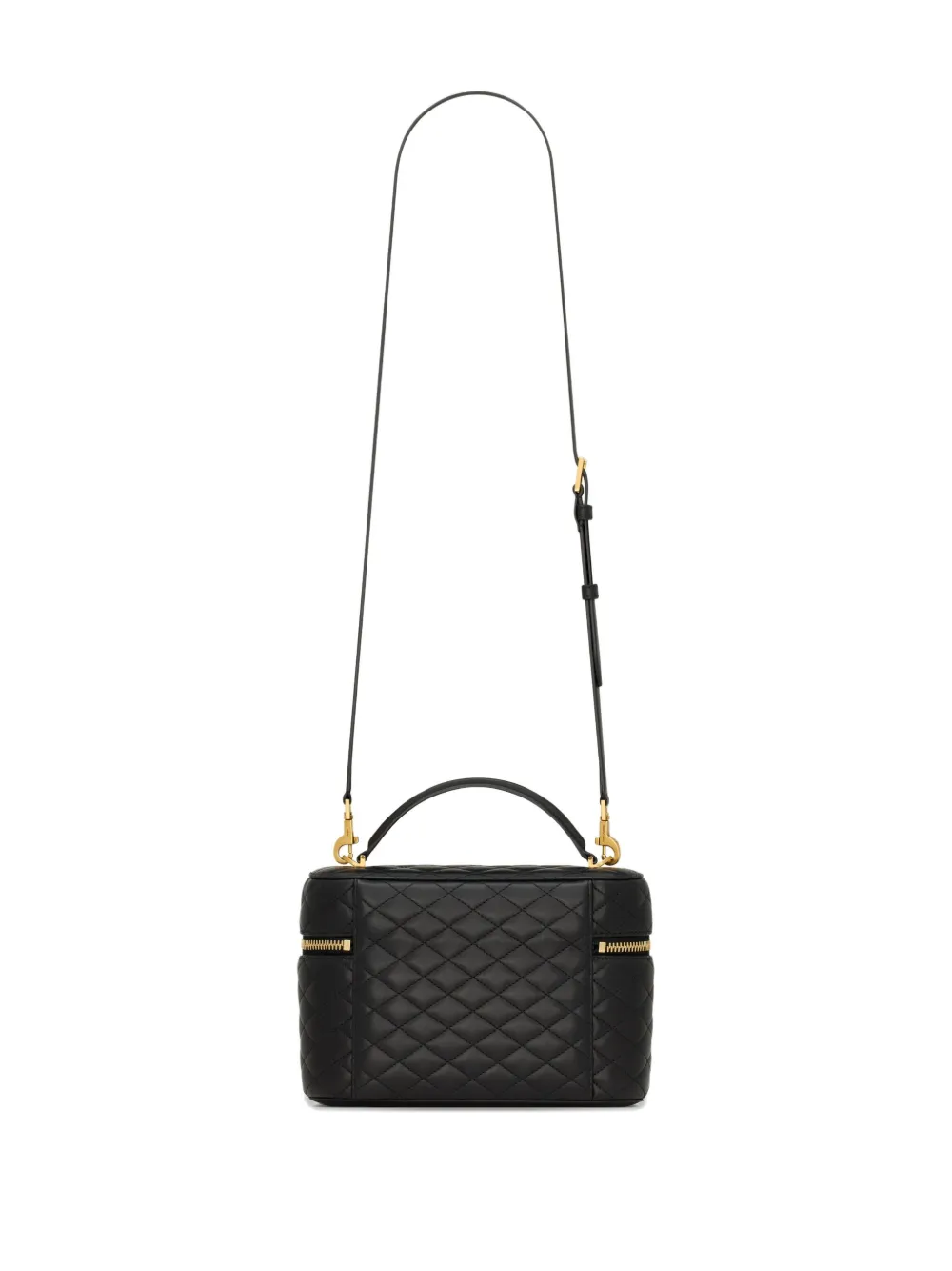 Saint Laurent quilted shoulder bag - Zwart