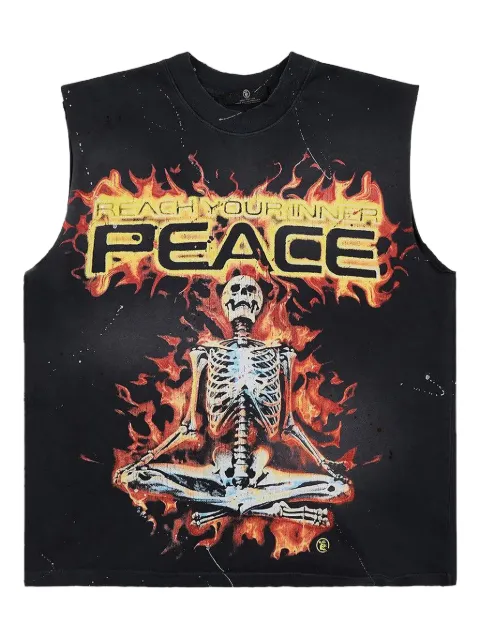 HELLSTAR Ärmelloses T-Shirt mit Skelett