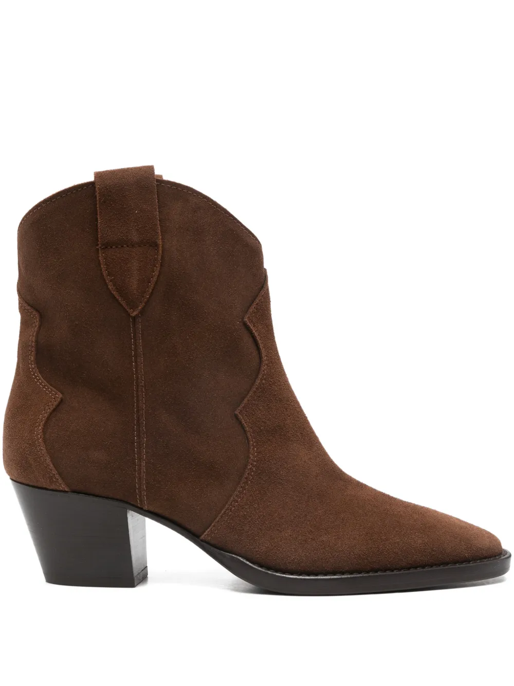 Anna F. 55mm suede cowboy boots Bruin
