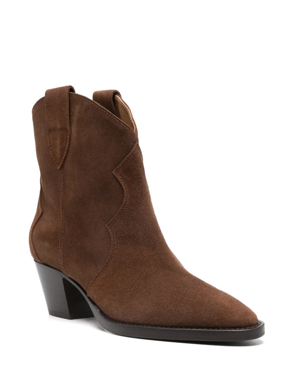 Anna F. 55mm suede cowboy boots Bruin