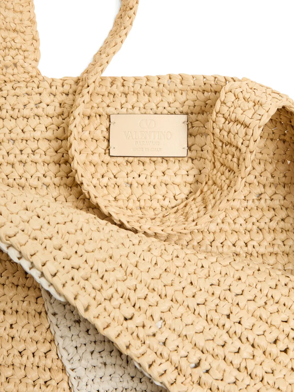 Valentino Vlogo Tote Bag In Neutral