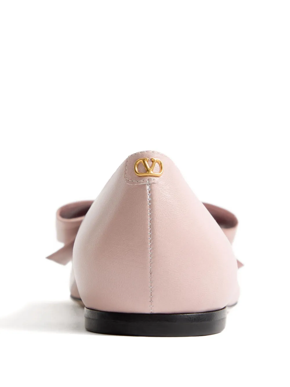 Valentino Garavani Bowow leren ballerina's Roze