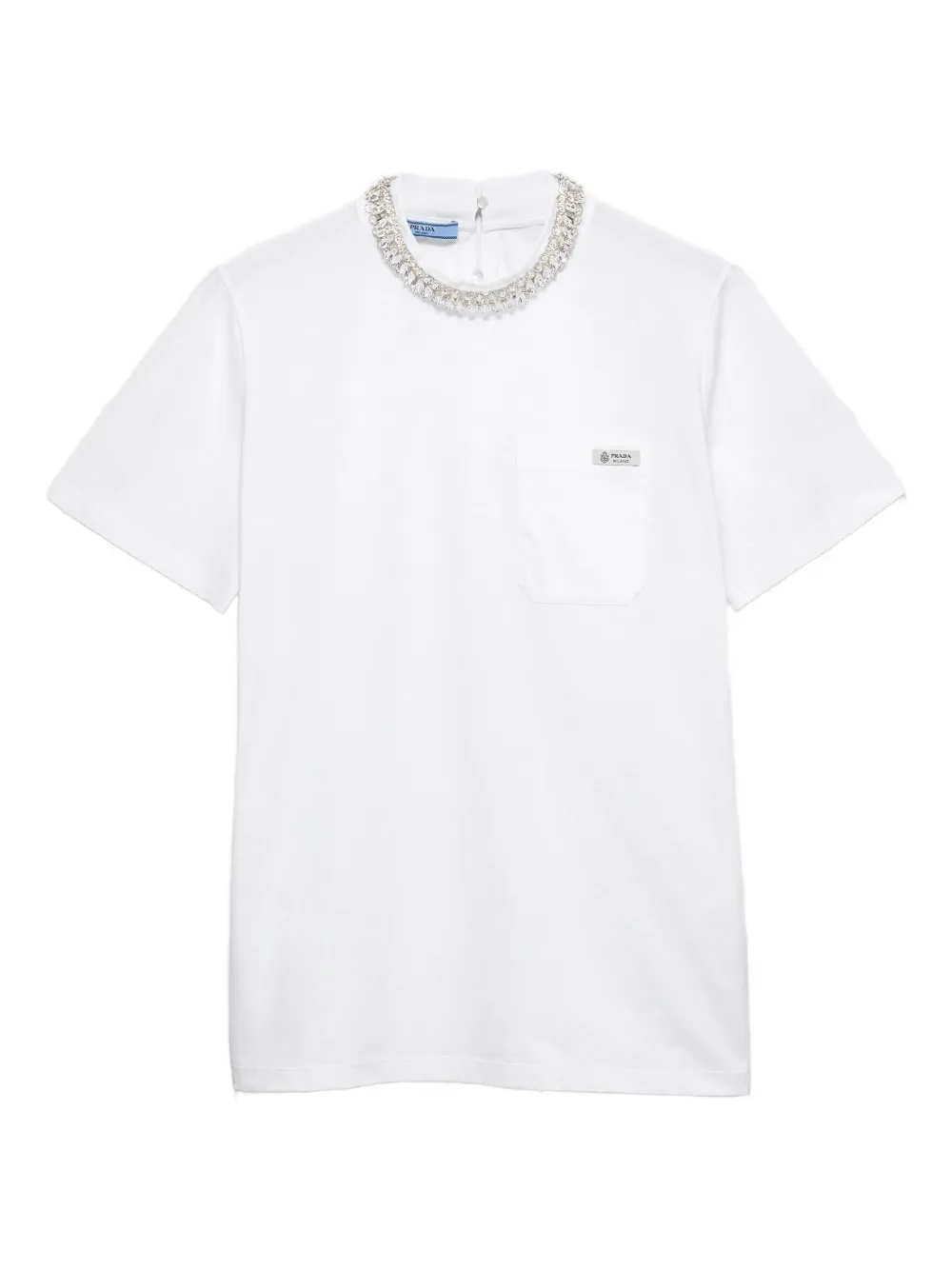 Prada Cotton T-shirt In White