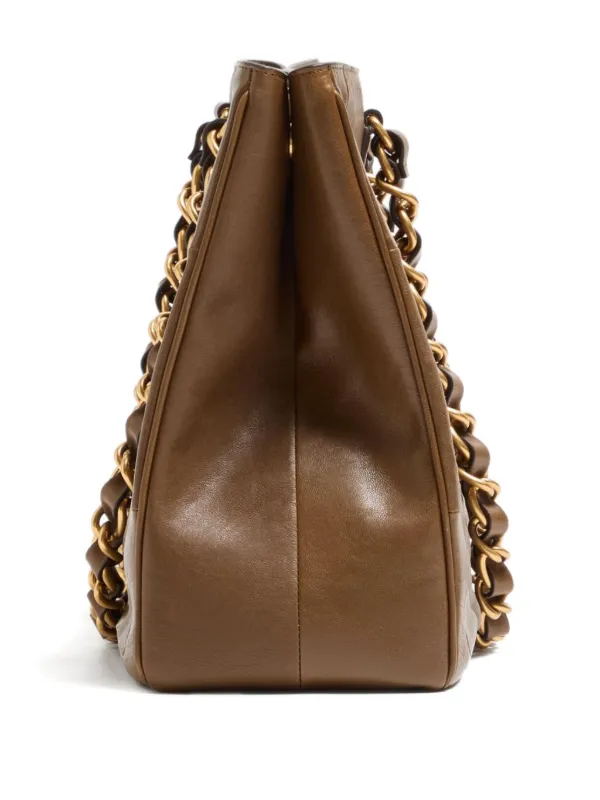 Valentino Garavani Laseine ハンドバッグ | ブラウン | FARFETCH JP