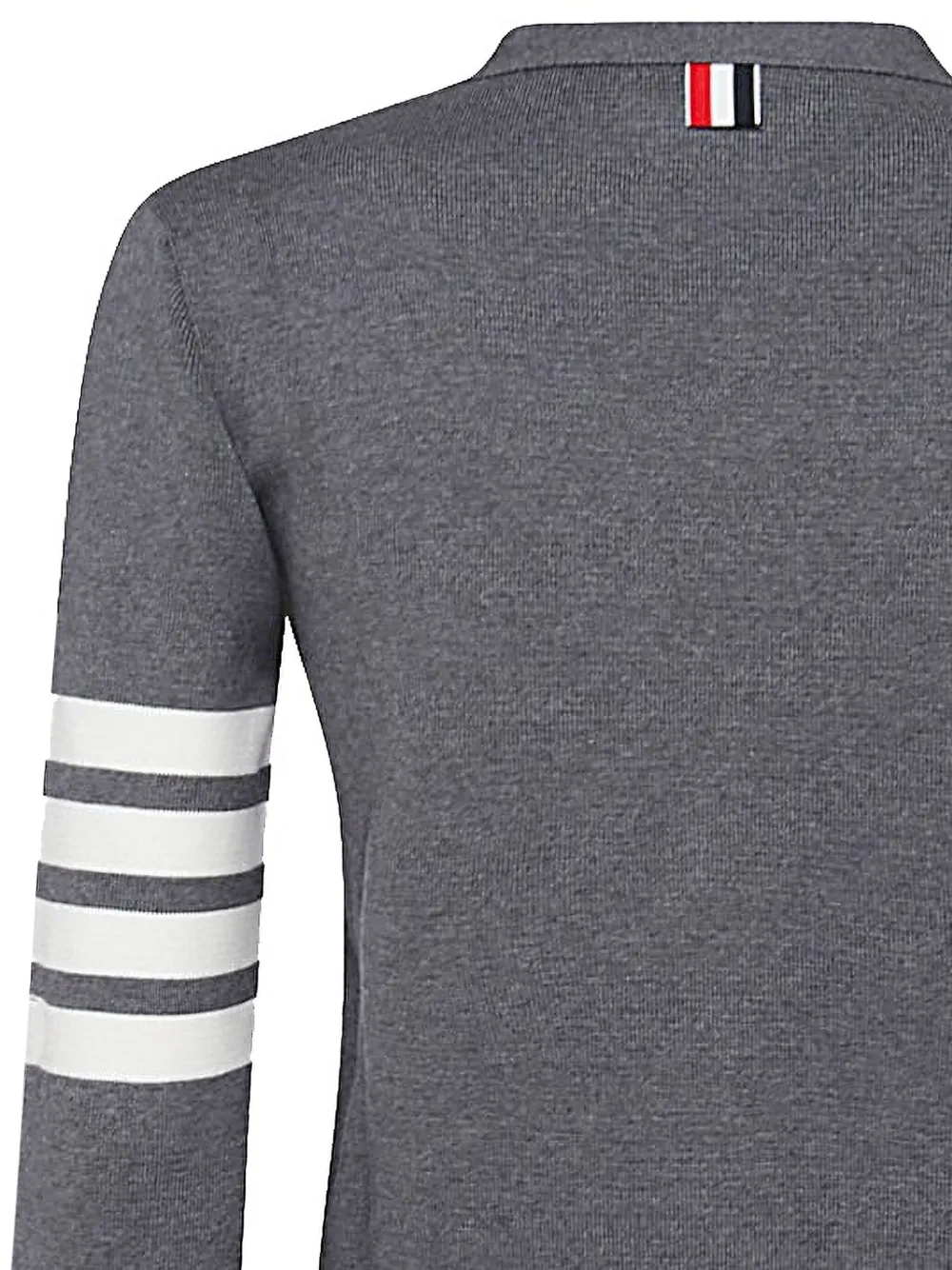 Thom Browne Vest met gestreept detail Grijs