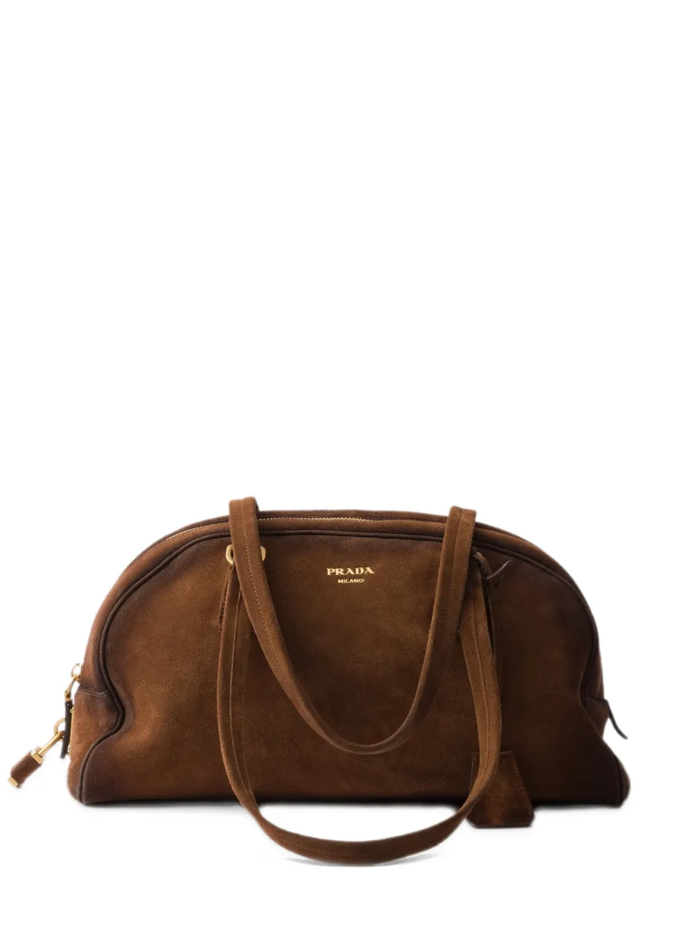 Prada Bowling shoulder bag - Marrone