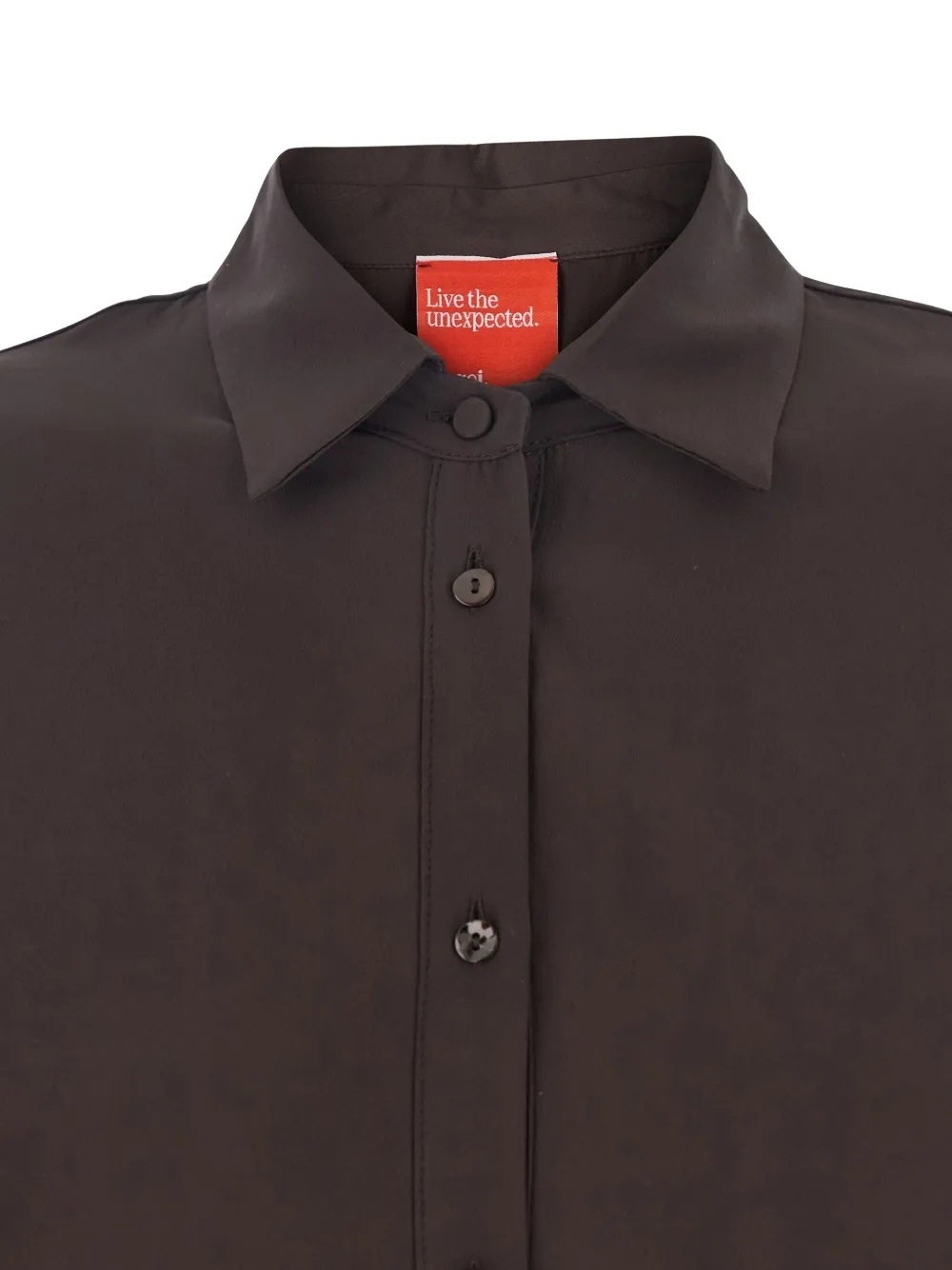 Merci Button-fastening Shirt In Brown