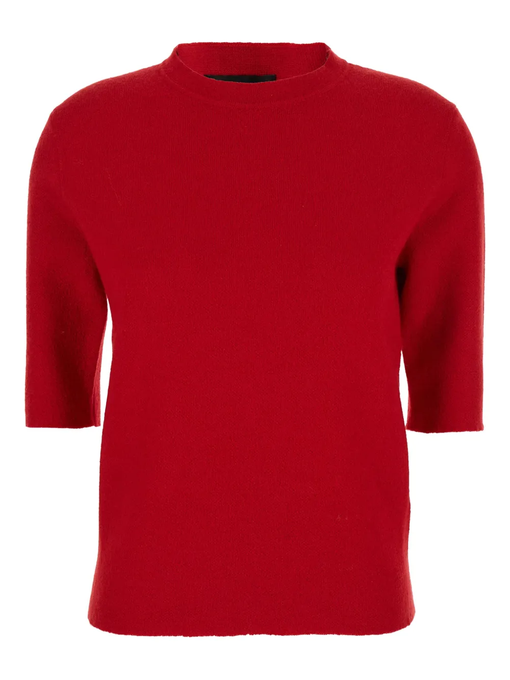 Fabiana Filippi crew-neck short-sleeve sweater - Rosso