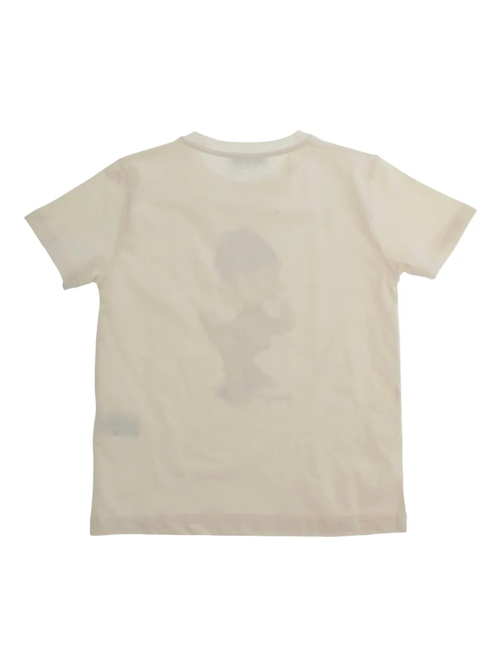 Golden Goose Kids T-shirt met stripprint Beige