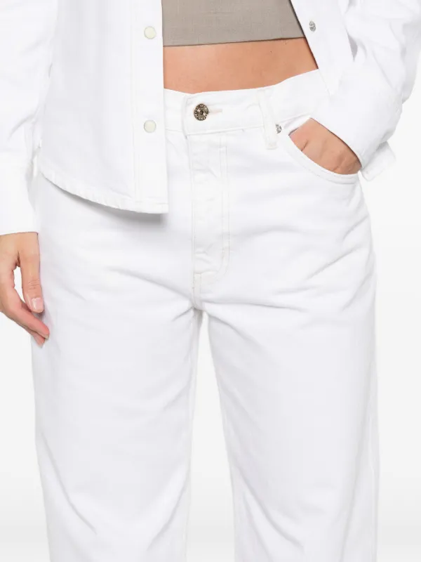 FRAME The Stroll five-pocket Jeans | White | FARFETCH