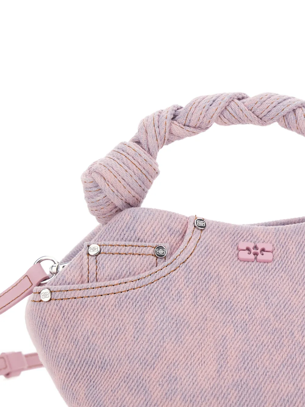 Mini Bou Denim Tote Bag